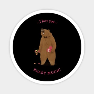 Bear in love Magnet